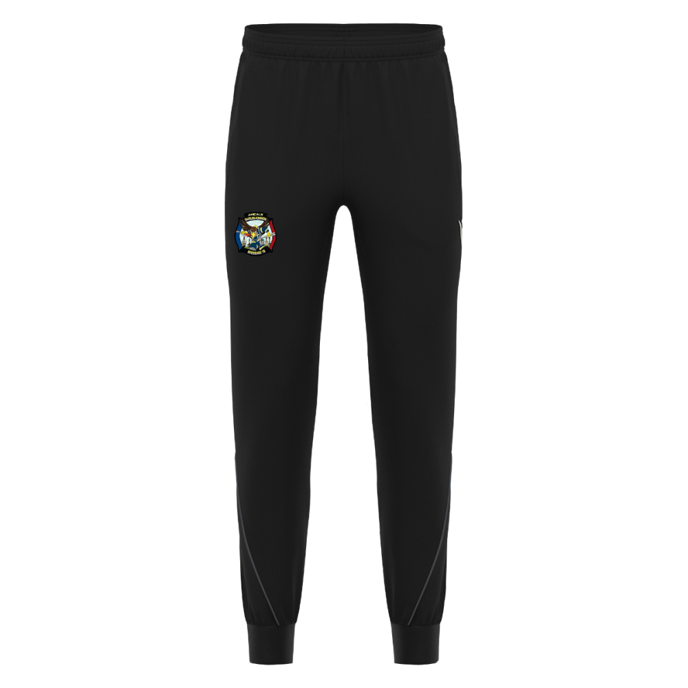 Macron Pantalon heracles noir logo sérigraphié | Image 1