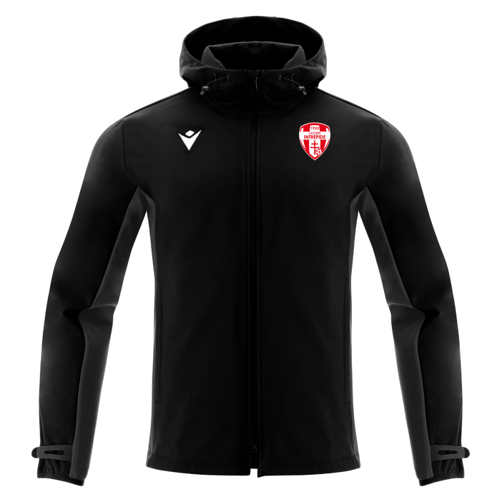 Macron Softshell pro himalaya noir logo brodé | Image 1
