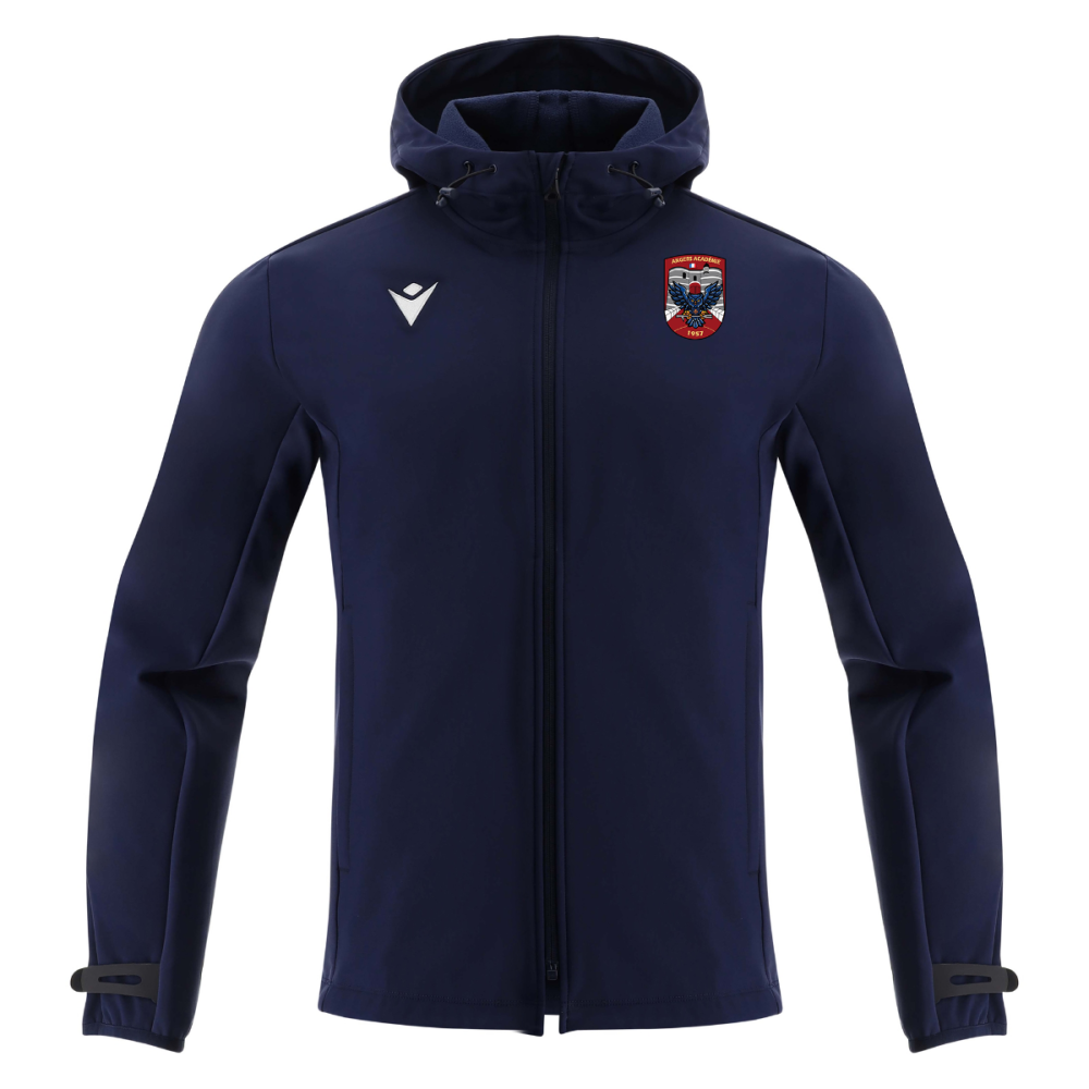 Macron Softshell pro himalaya navy logo brodé | Image 1