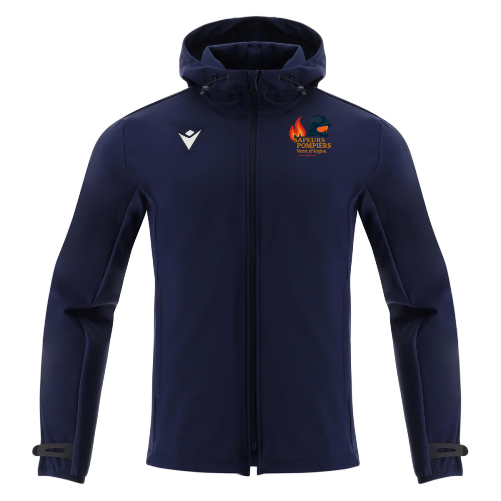 Macron Soft-shell pro himalaya navy logo brodé | Image 1