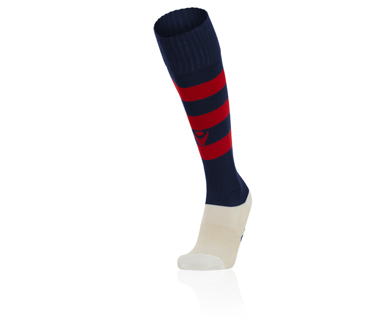 Macron Chaussettes hoops navy/rouge | Image 1