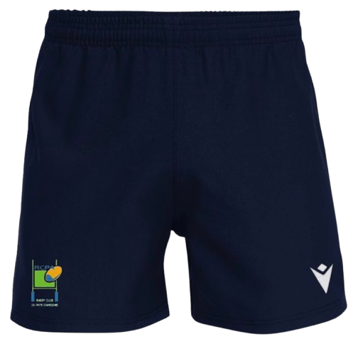 Macron Short howlite hero navy avec logo brodé | Image 1