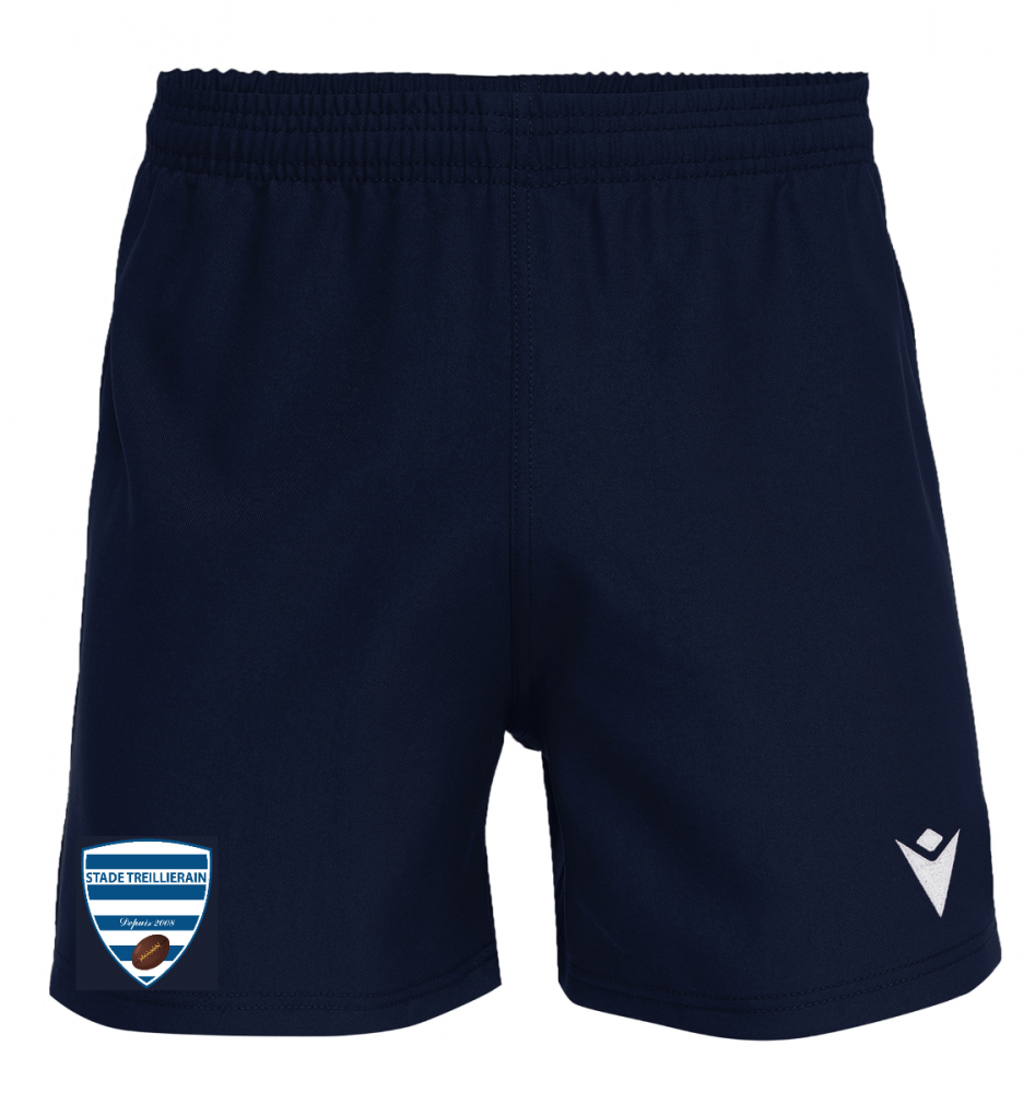 Macron Short howlite hero navy avec écusson | Image 1