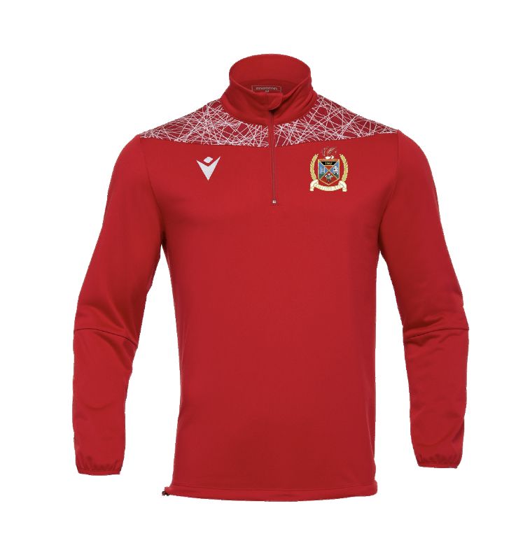 Macron Tagus 1/4 zip top red/wht sr | Image 1