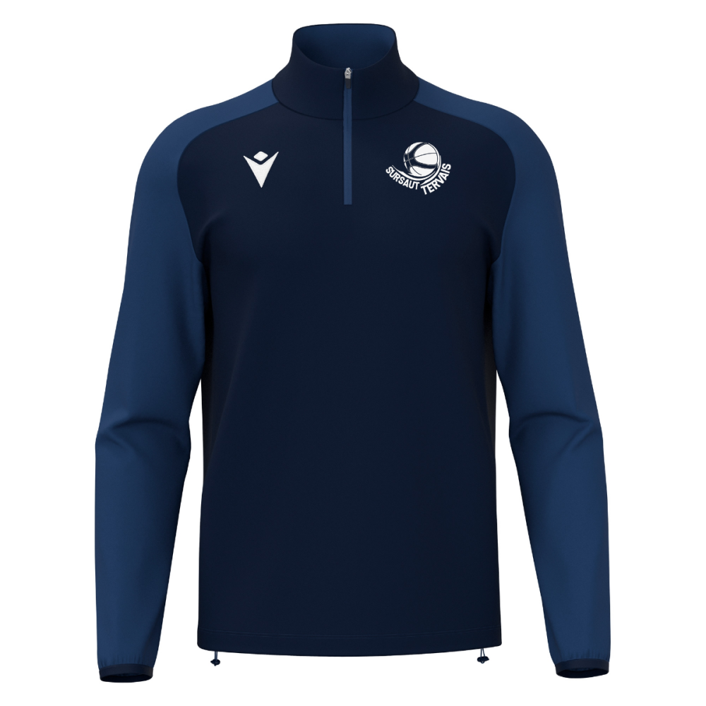 Macron Sweat 1/4 zip isen navy logo s | Image 1