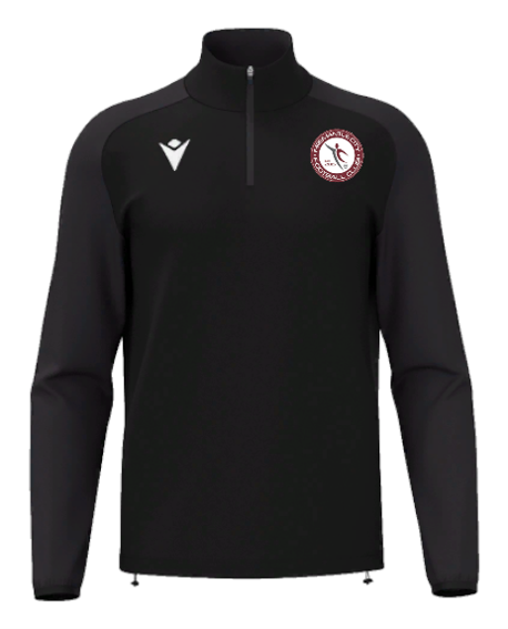 Macron Coach - isen 1/4 zip jersey black | Image 1