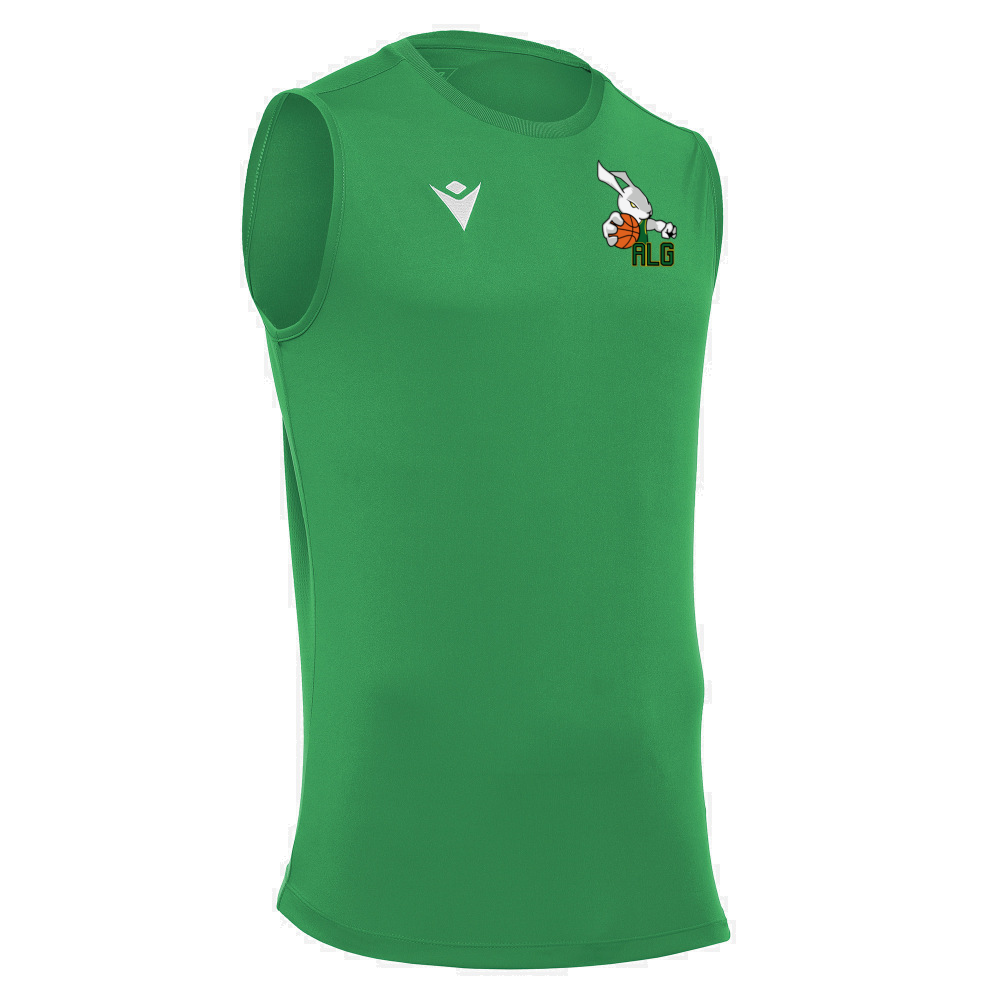 Macron Maillot kesil vert avec logo floqué | Image 1