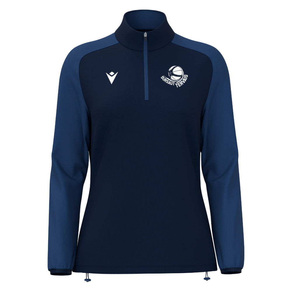 Macron Sweat femme 1/4 zip lena navy logo s | Image 1
