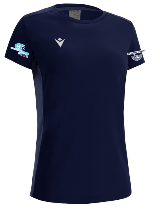 Macron Tee-shirt femme lute marine - logoté | Image 1