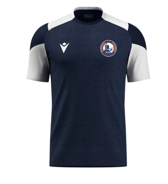 Macron Maillot golem navy/white avec écusson | Image 1