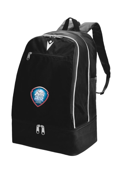 Macron Maxi-academy sac à dos noir, logo brodé | Image 1
