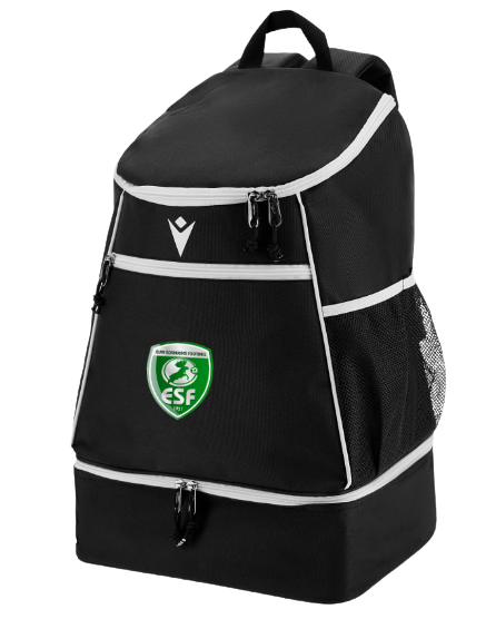 Macron Maxi path sac à dos noir avec logo brodé | Image 1