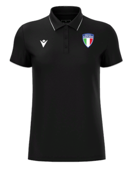 Macron Melody polo ladies cut - black | Image 1