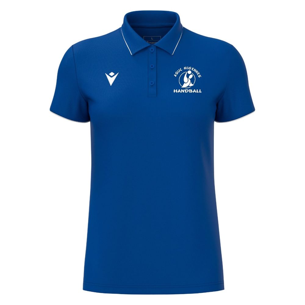 Macron Melody polo bleu roy | Image 1