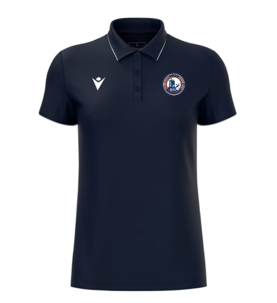 Macron Polo féminin malody navy avec écusson | Image 1