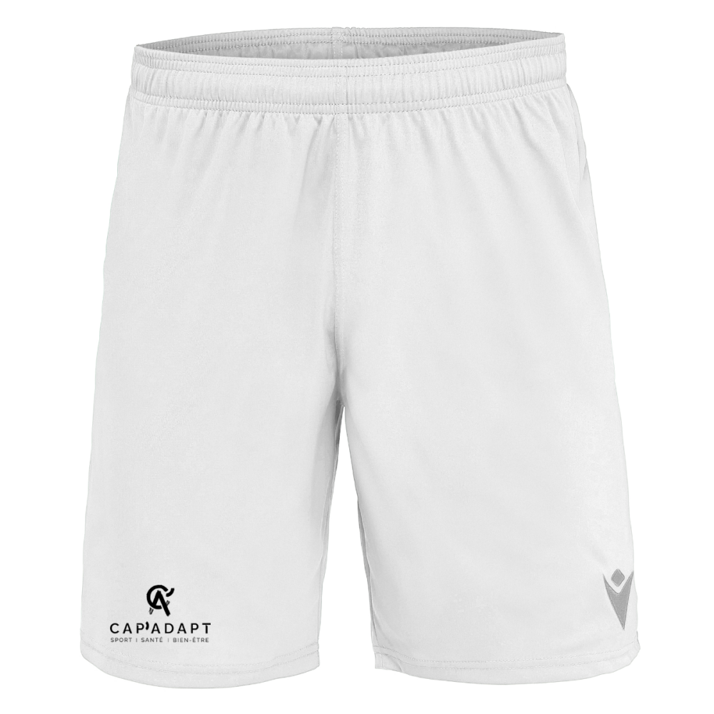 Macron Short mesa hero blanc logo sérigraphié | Image 1