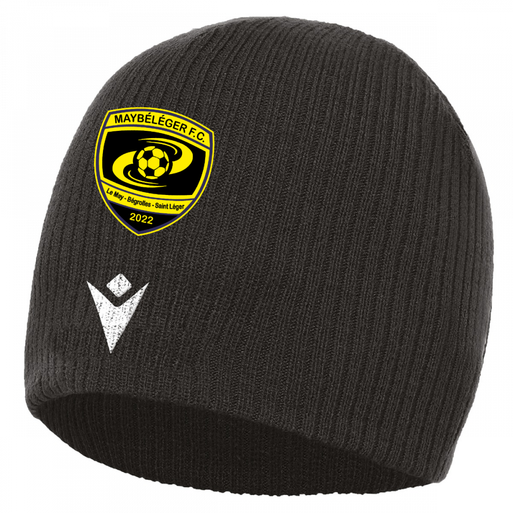 Macron Bonnet adulte metel noir logo brodé | Image 1