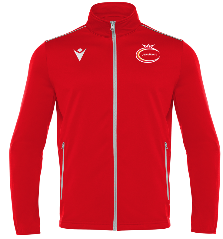 Macron Veste nemesis full zip rouge - logoté | Image 1