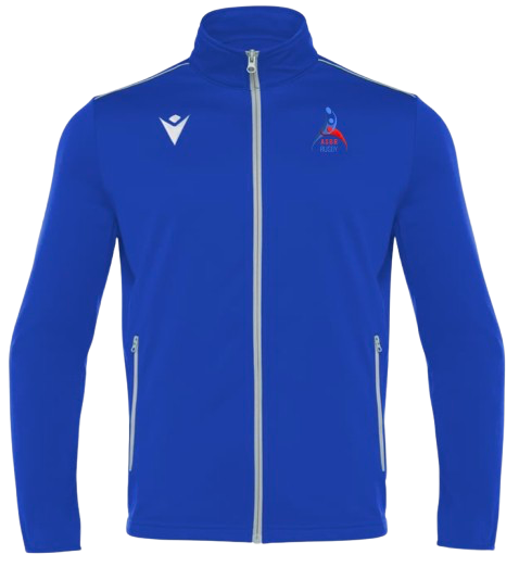 Macron Veste zippée nemesis royal avec logo brodé | Image 1