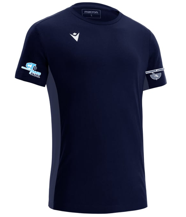 Macron Tee-shirt nevel coton enfant/jeune marine - logoté | Image 1