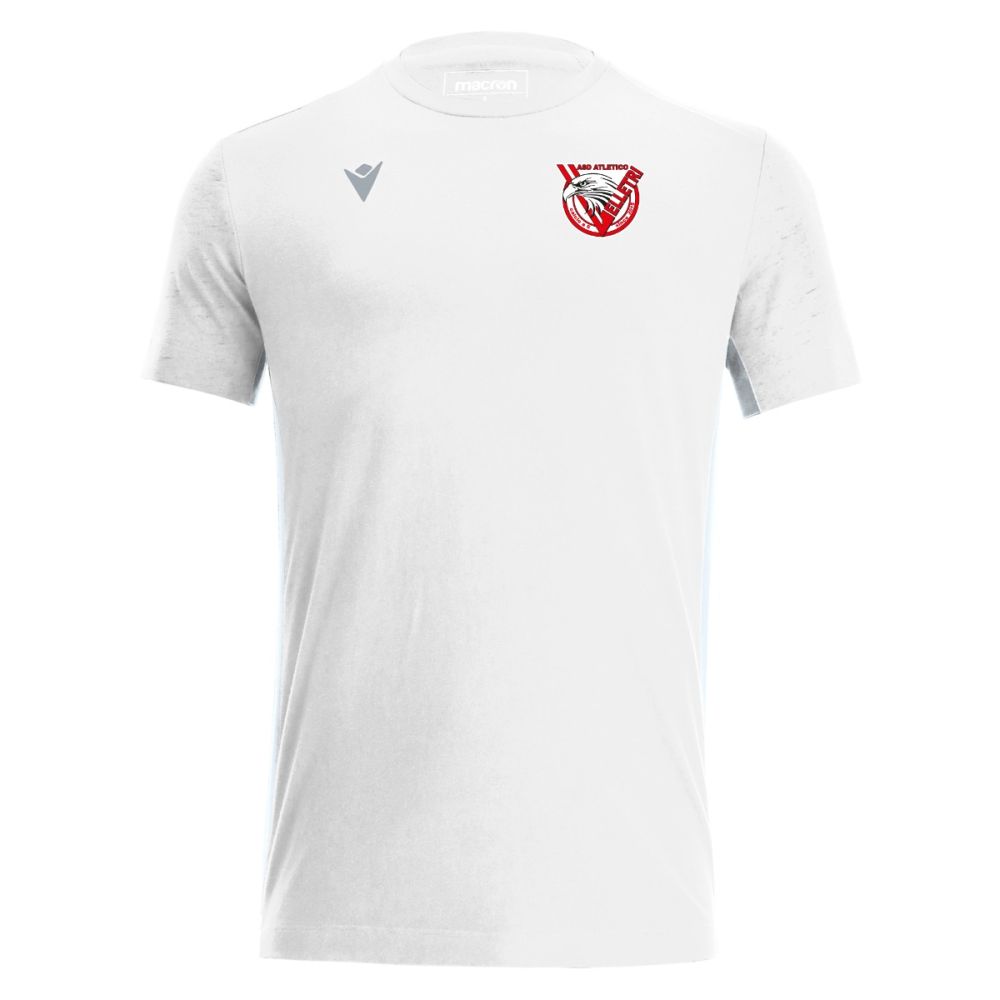 Macron T-shirt in cotone nevel bianco | Immagine 1