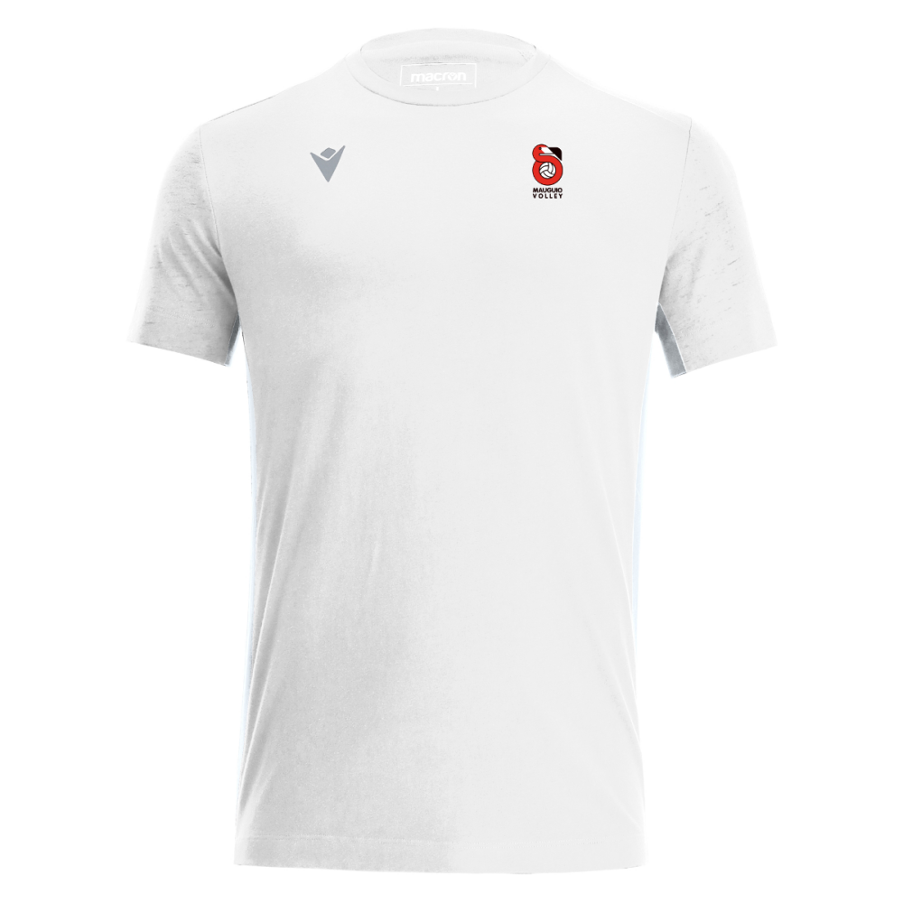 Macron Tee-shirt en coton homme nevel blanc | Image 1