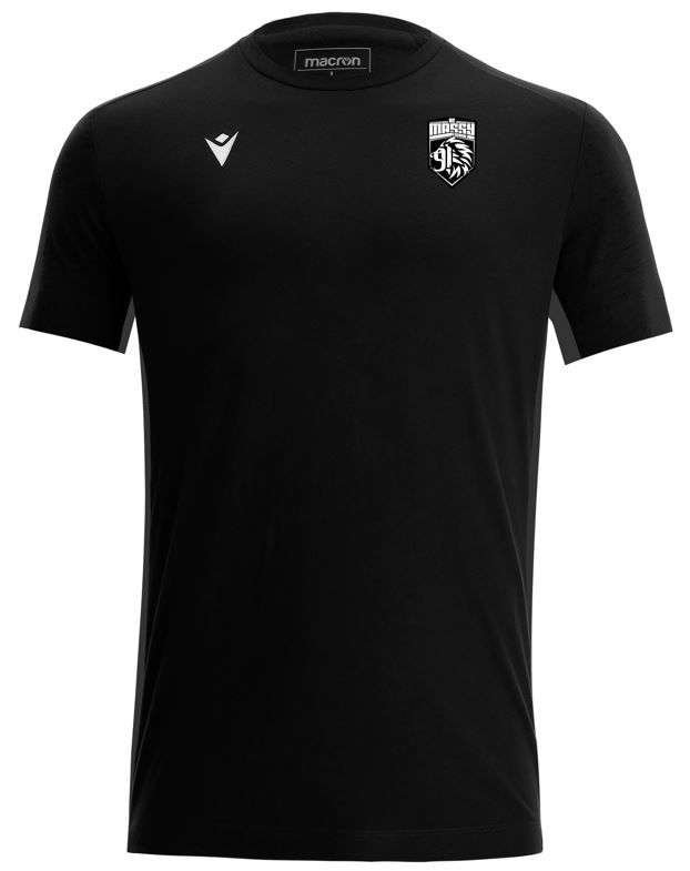 Macron Tee-shirt nevel coton noir - logoté | Image 1