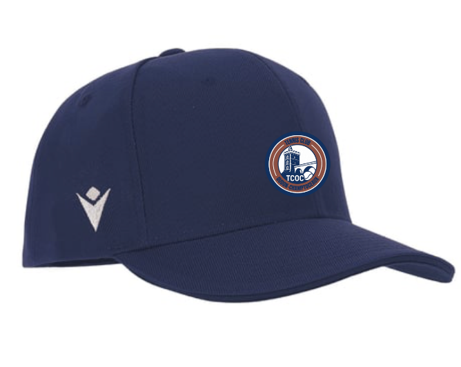 Macron Casquette pepper navy avec logo brodé | Image 1