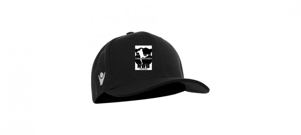 Macron Casquette pepper noire avec logo brodé | Image 1