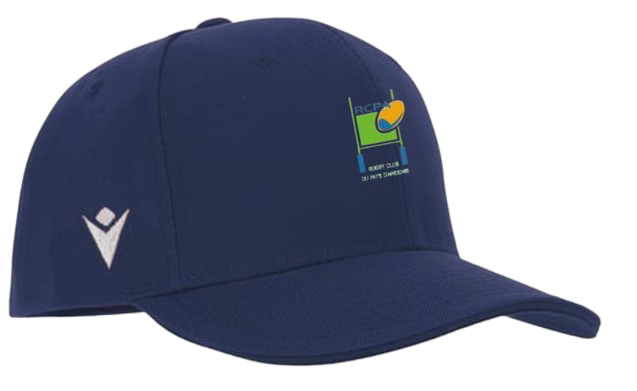 Macron Casquette pepper navy brodée avec fermeture réglable | Image 1