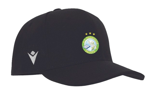 Macron Casquette pepper noire avec logo brodé | Image 1