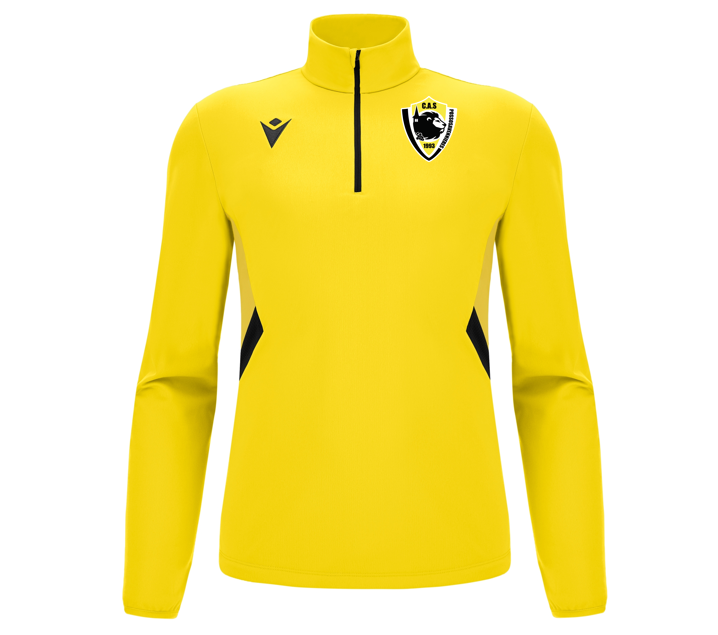 Macron 1/4 zip piave jaune/noir logo b | Image 1