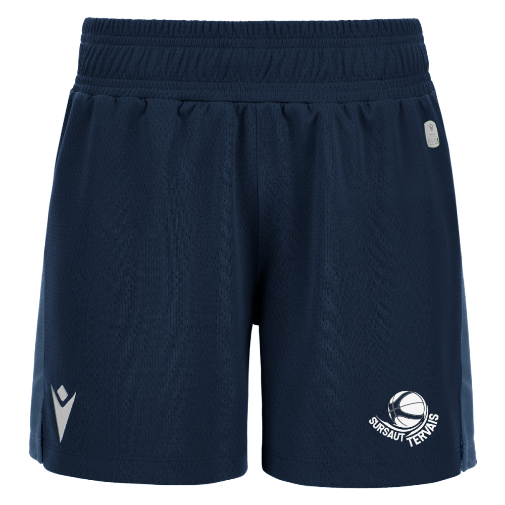 Macron Short femme platinum navy logo sérigraphié | Image 1