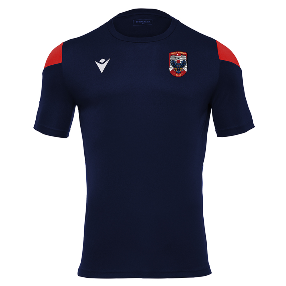 Macron Maillot polis navy/rouge logo sérigraphié | Image 1