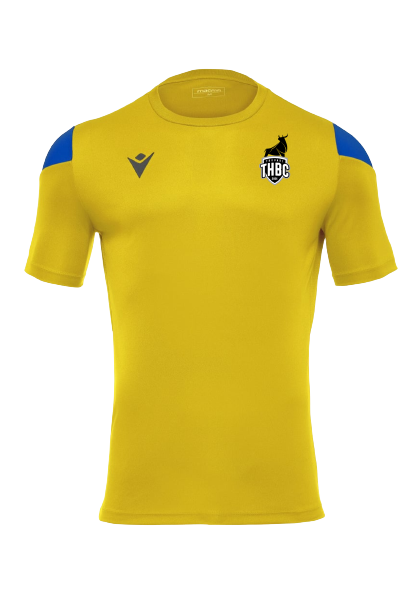 Macron Maillot polis jaune/bleu, logo floqué | Image 1