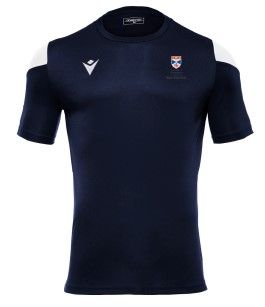 Macron Polis shirt nav/wht ss sr | Image 1