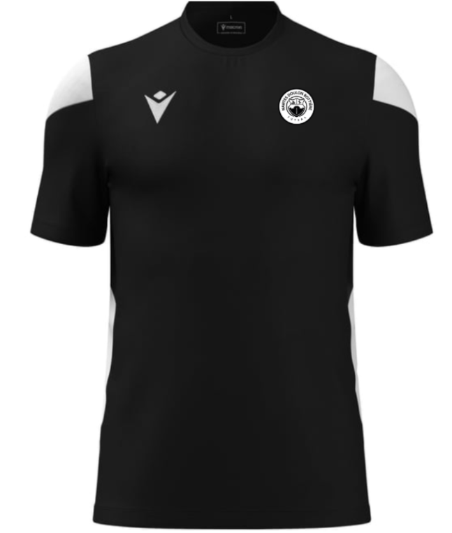 Macron Maillot polis noir/blanc logo floqué | Image 1