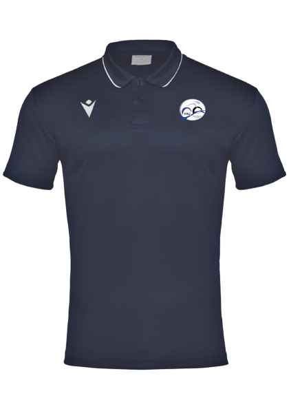 Macron Polo draco hero navy, logo floqué | Image 1