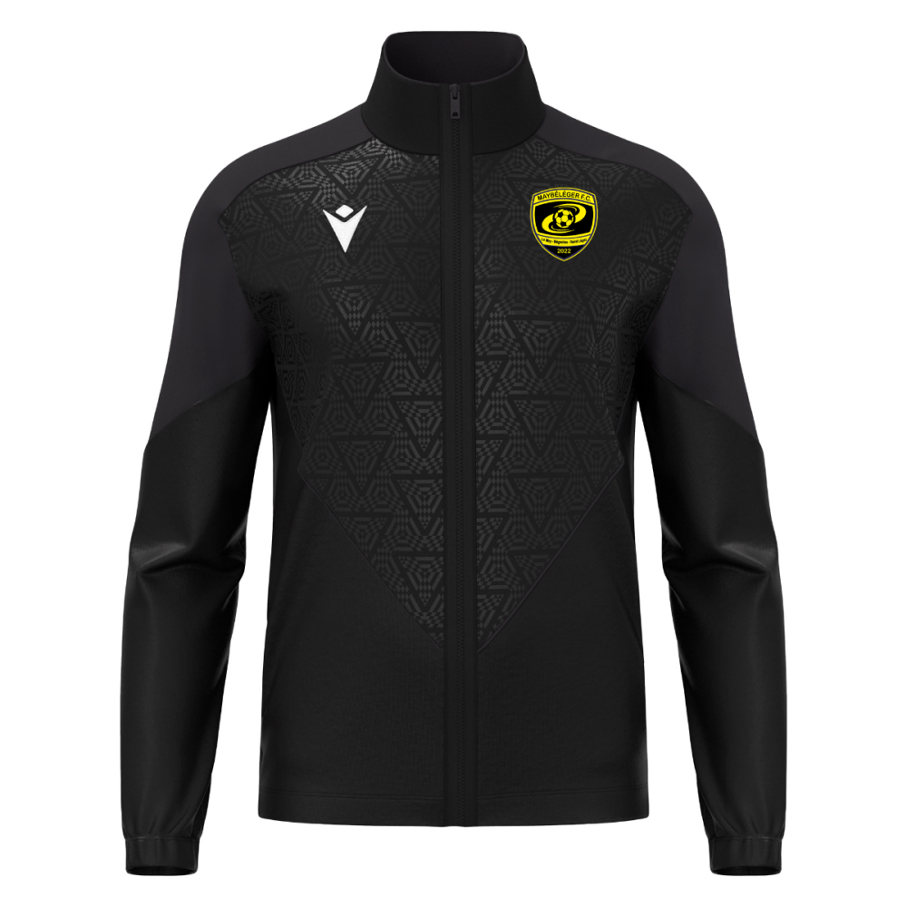 Macron Veste poseidon noir logo brodé | Image 1
