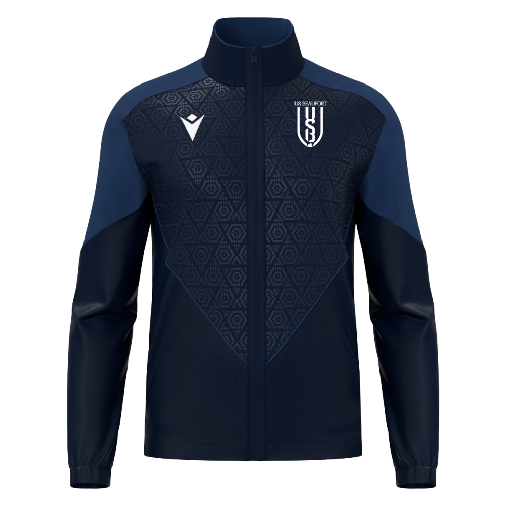 Macron Veste zippée poseidon navy logo brodé | Image 1