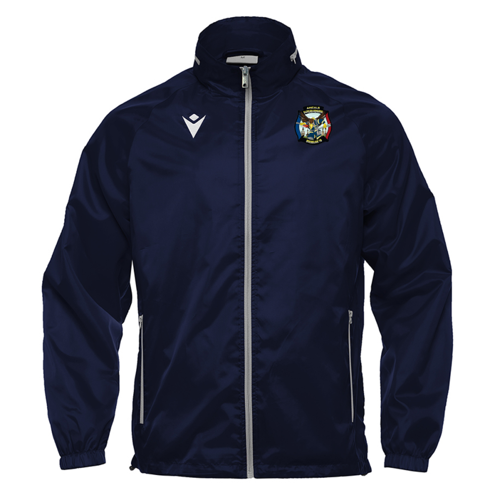 Macron Coupe-vent praia hero navy logo sérigraphié | Image 1