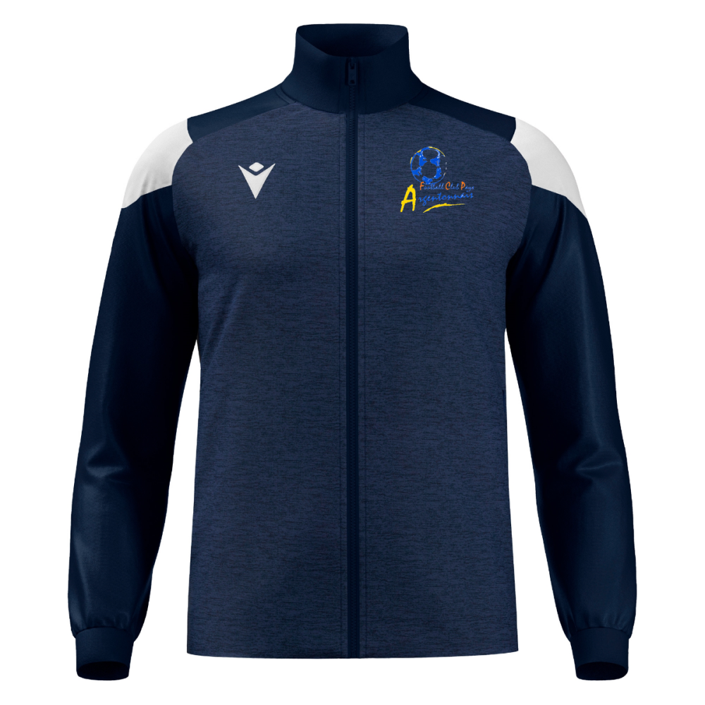 Macron Veste zippée pro prometheus navy/blanc logo brodé | Image 1