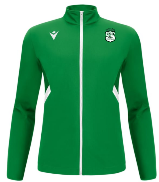 Macron Veste de sortie raijin verte avec logo brodé | Image 1