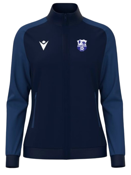 Macron Veste zippée féminine rama navy avec logo brodé | Image 1