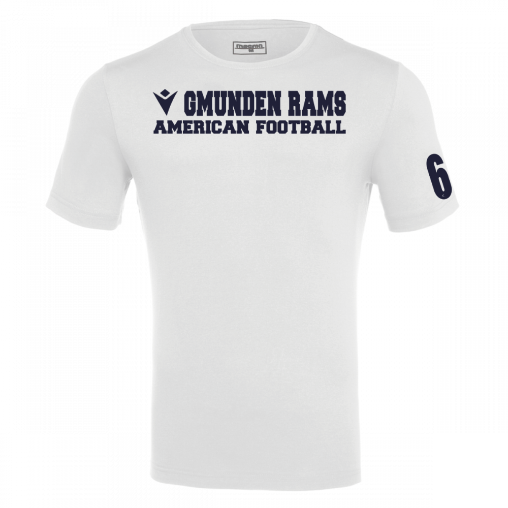 Macron Rams af t shirt wht ss | Bild 1