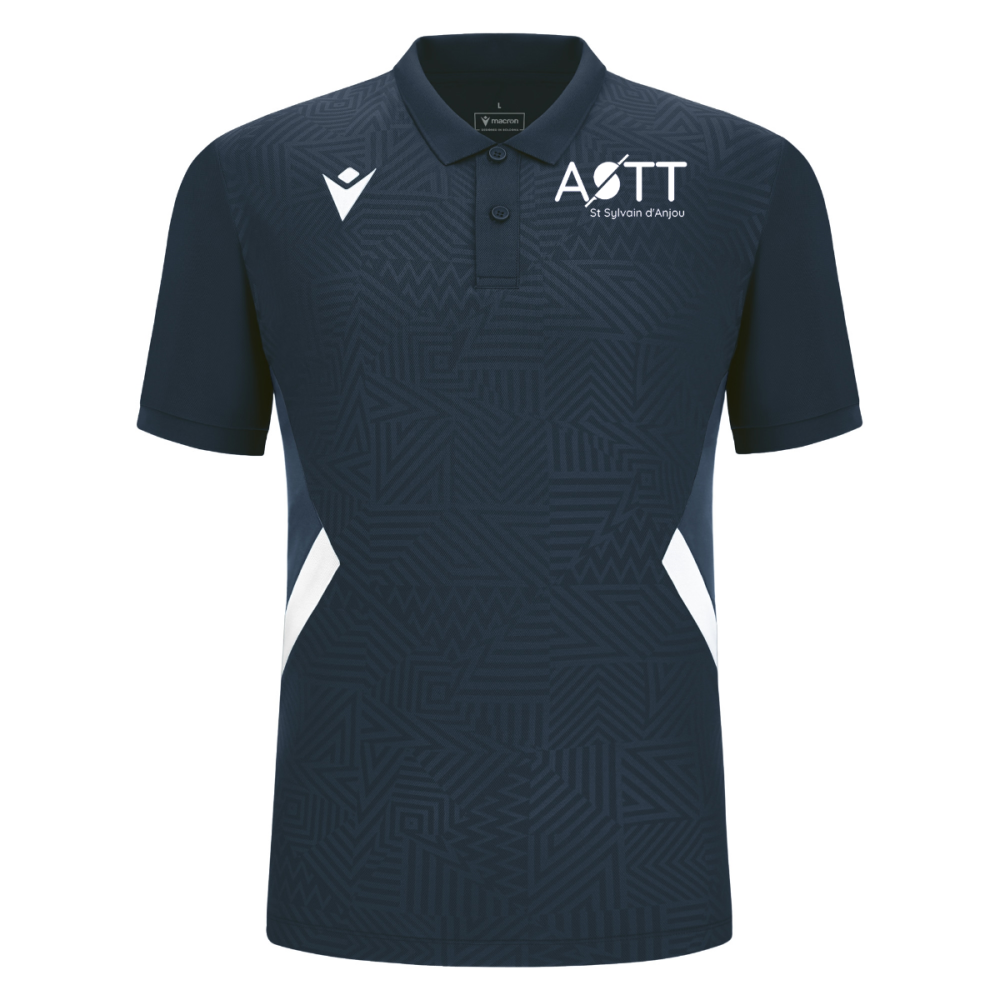 Macron Polo rap navy/blanc logo s | Image 1
