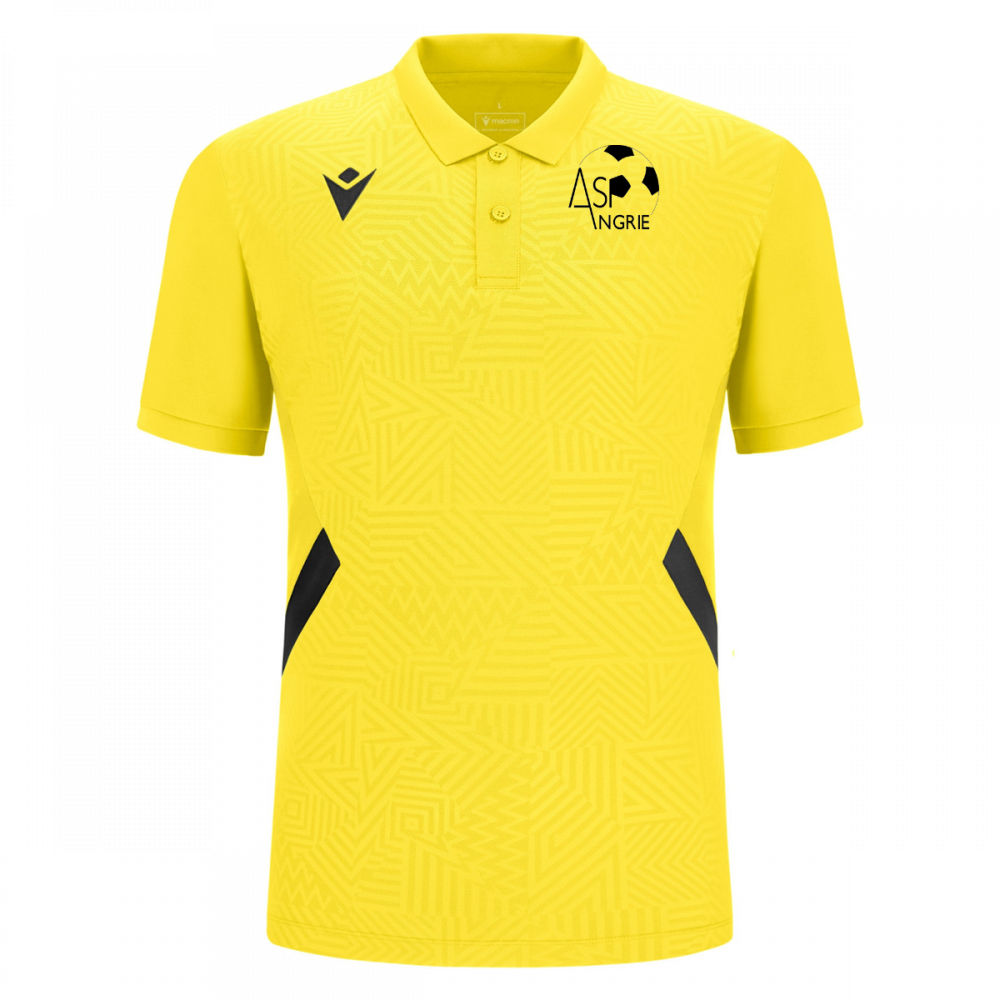 Macron Polo rap jaune/noir logo s | Image 1
