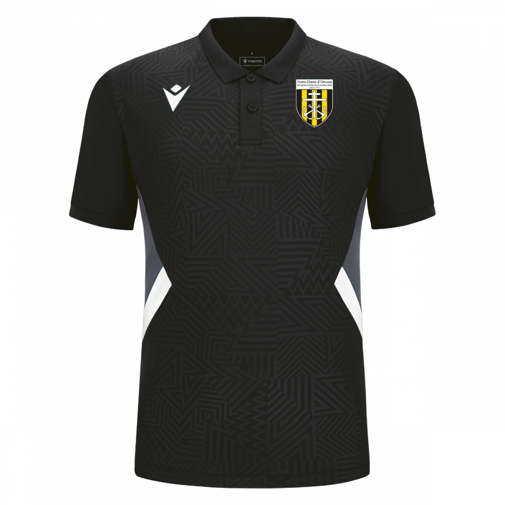 Macron Polo rap noir/blanc logo s | Image 1