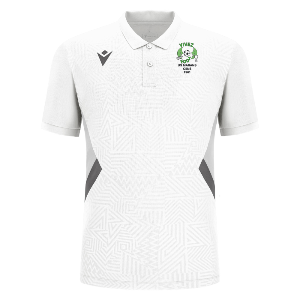 Macron Polo blanc rap logo s | Image 1