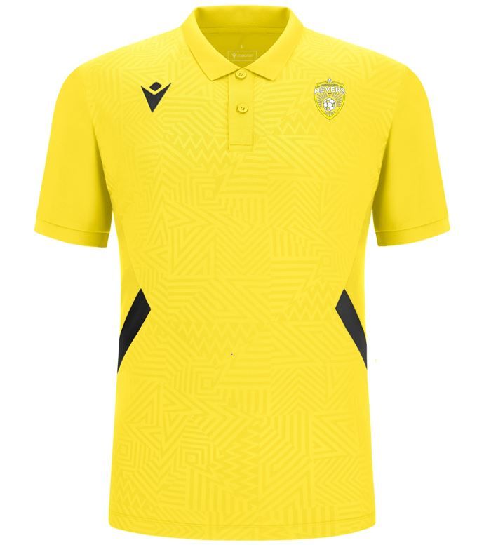 Macron Polo rap jaune - logoté | Image 1